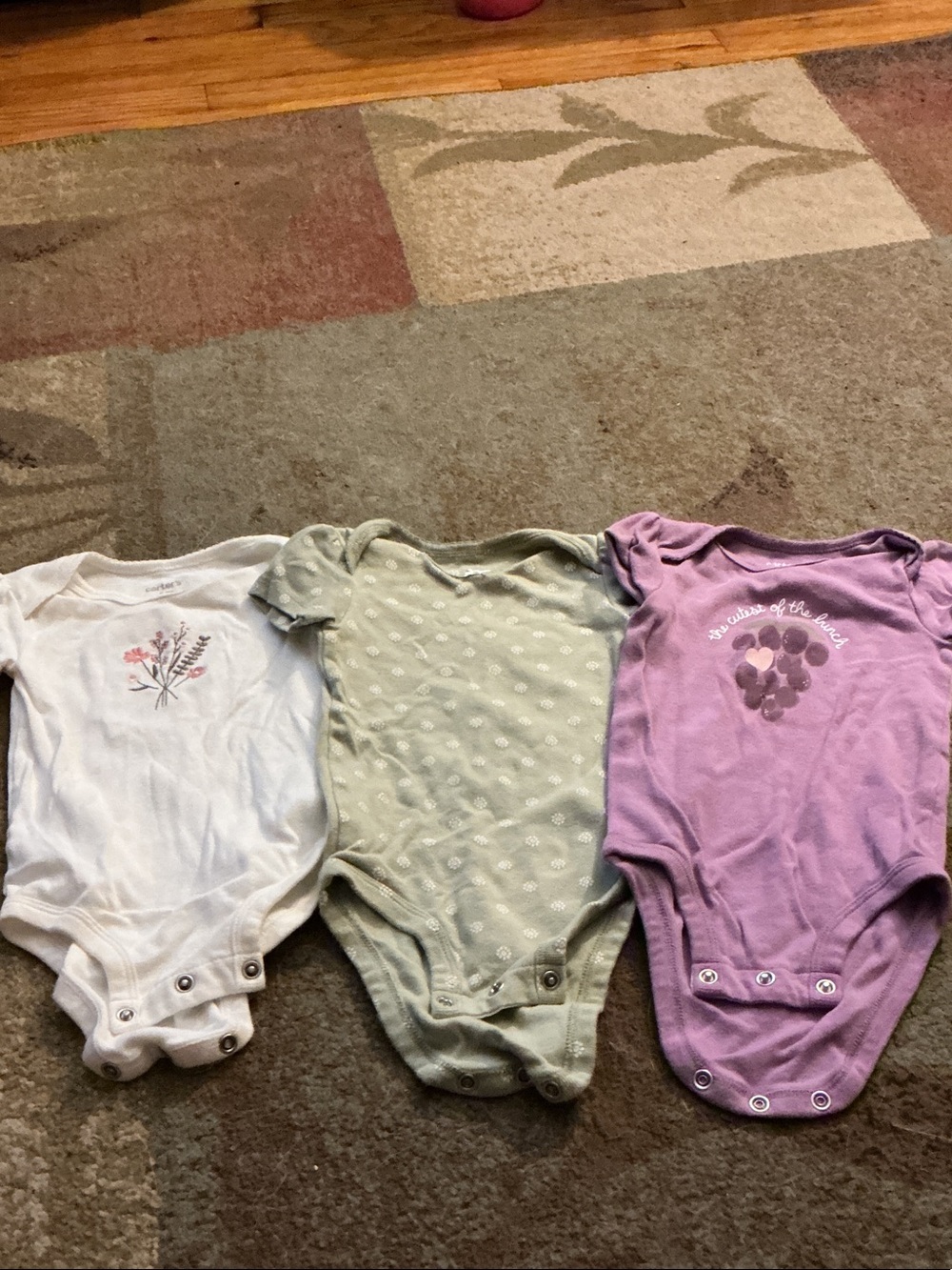 Set of Baby Onsies & Pants 6 month